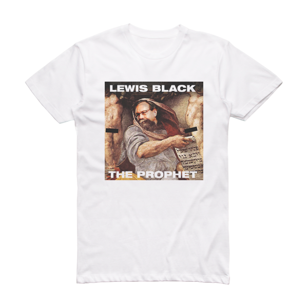 Lewis Black The Prophet Album Cover T-Shirt White