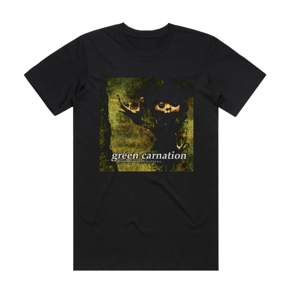 Green Carnation The Quiet Offspring Album Cover T-Shirt Black