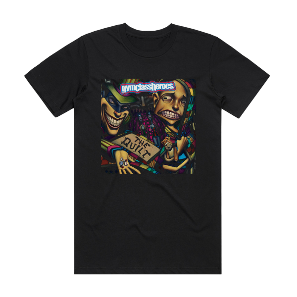 Gym Class Heroes The Quilt Album Cover T-Shirt Black