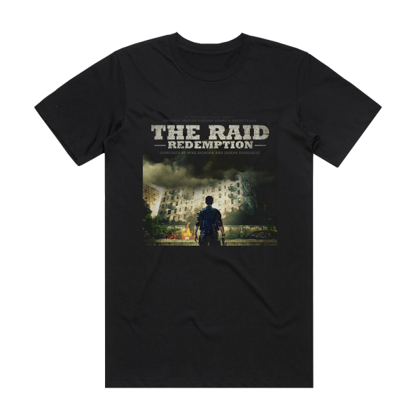 Joseph Trapanese The Raid Redemption Original Motion Picture Score Soundtrac Album Cover T-Shirt Black