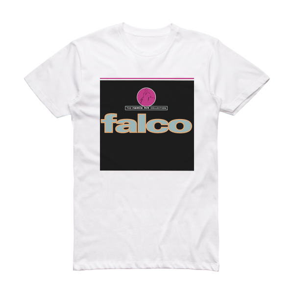 Falco The Remix Hit Collection Album Cover T-Shirt White