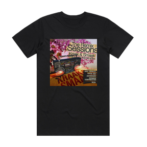 Kraak and Smaak The Remix Sessions Album Cover T-Shirt Black