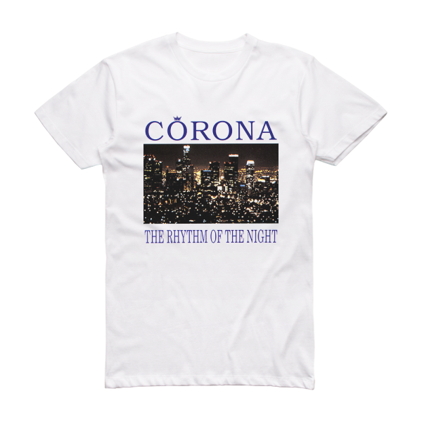 Corona The Rhythm Of The Night 2 Album Cover T-Shirt White