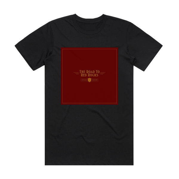 Mumford and Sons The Road To Red Rocks 2 Album Cover T-Shirt Black