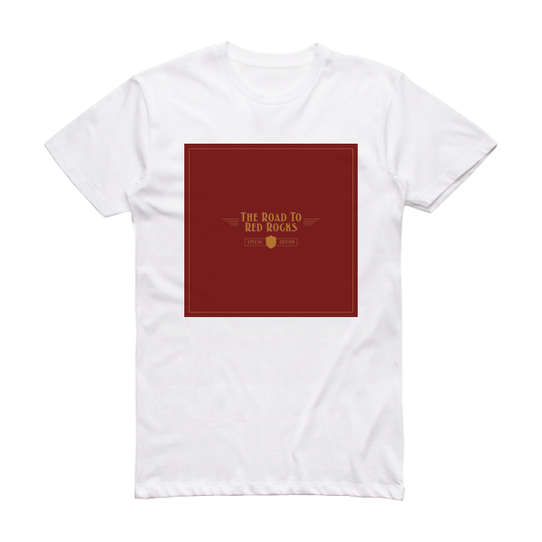 Mumford and Sons The Road To Red Rocks 2 Album Cover T-Shirt White