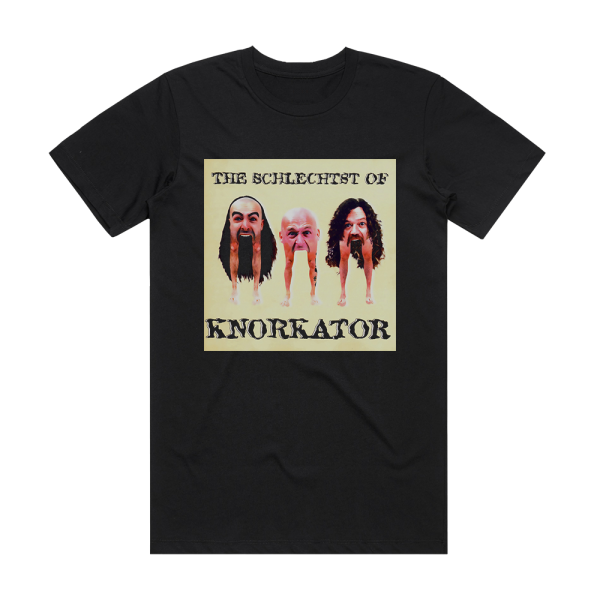 Knorkator The Schlechtst Of Knorkator Album Cover T-Shirt Black