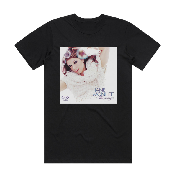 Jane Monheit The Season Album Cover T-Shirt Black