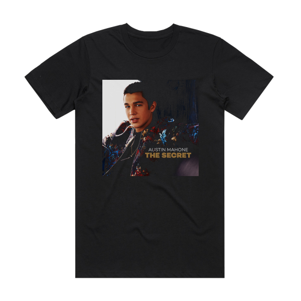 Austin Mahone The Secret Album Cover T-Shirt Black