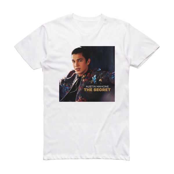 Austin Mahone The Secret Album Cover T-Shirt White