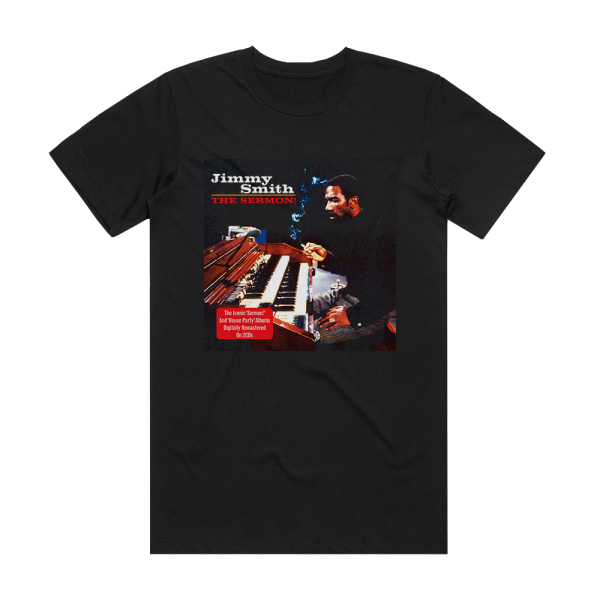 Jimmy Smith The Sermon 2 Album Cover T-Shirt Black