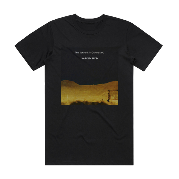 Harold Budd The Serpent In Quicksilver Album Cover T-Shirt Black