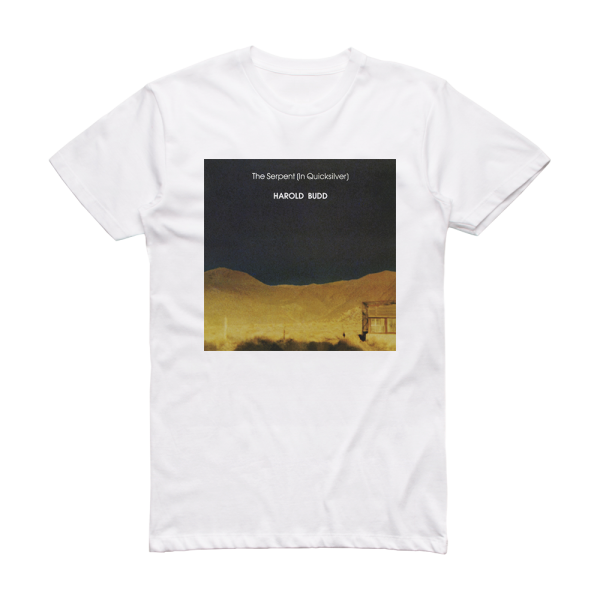 Harold Budd The Serpent In Quicksilver Album Cover T-Shirt White