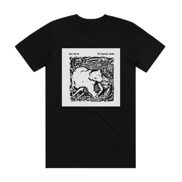 Gastr del Sol The Serpentine Similar Album Cover T-Shirt Black