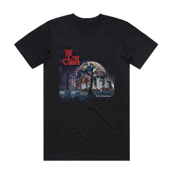 Joe Lynn Turner The Sessions Album Cover T-Shirt Black