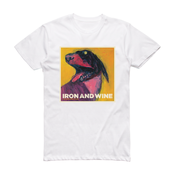 Iron and Wine The Shepherds Dog Album Cover T-Shirt White