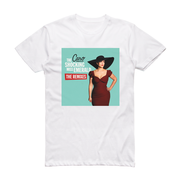 Caro Emerald The Shocking Miss Emerald The Remixes Album Cover T-Shirt White