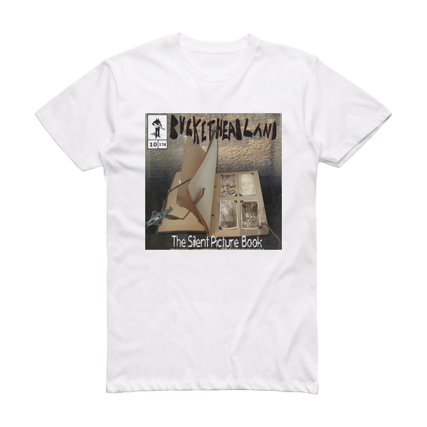 Buckethead The Silent Picture Book Album Cover T-Shirt White