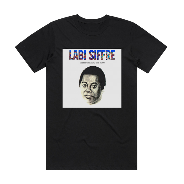 Labi Siffre The Singer And The Song Album Cover T-Shirt Black