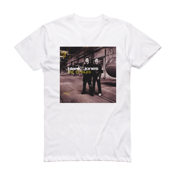 Blank and Jones The Singles Album Cover T-Shirt White