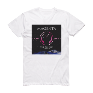 Magenta The Singles Complete Album Cover T-Shirt White