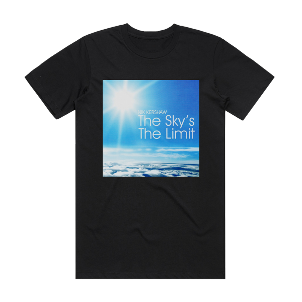 Nik Kershaw The Skys The Limit Album Cover T-Shirt Black