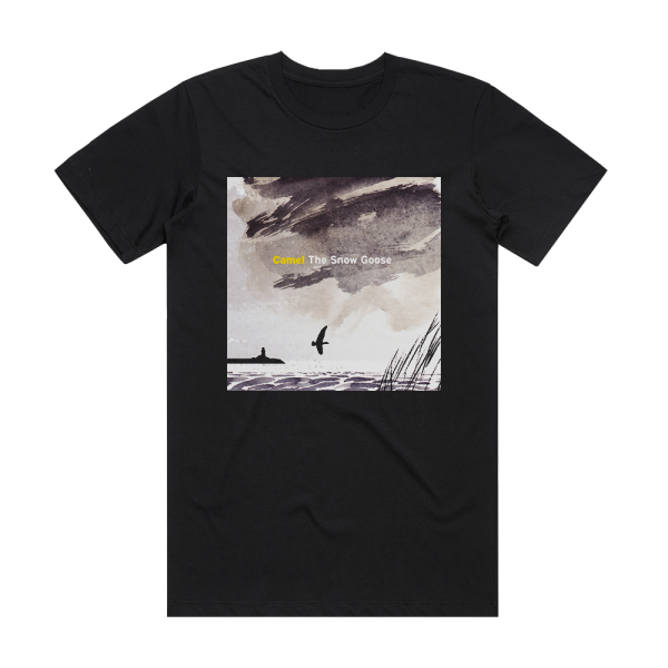 Camel The Snow Goose 1 Album Cover T-Shirt Black