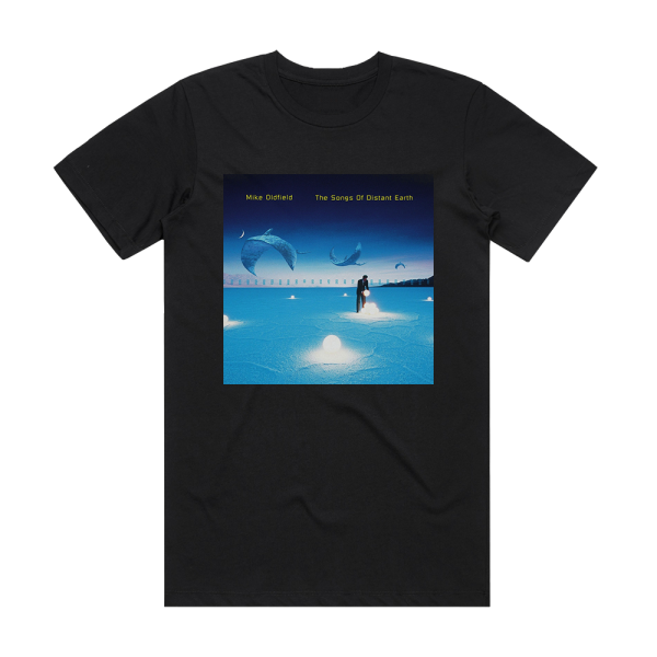 Mike Oldfield The Songs Of Distant Earth 1 Album Cover T-Shirt Black