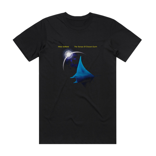 Mike Oldfield The Songs Of Distant Earth 2 Album Cover T-Shirt Black