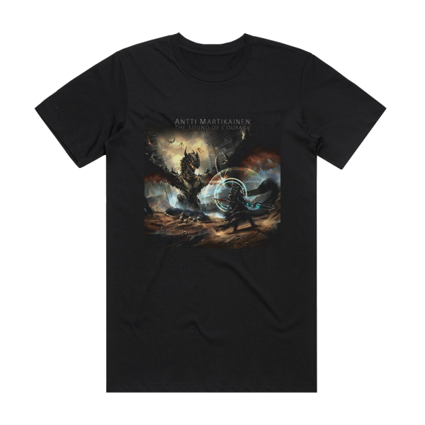 Antti Martikainen The Sound Of Courage Album Cover T-Shirt Black