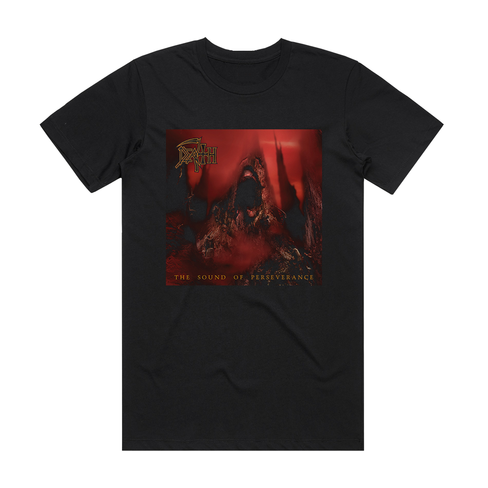 Death The Sound Of Perseverance 4 Album Cover T-Shirt Black – ALBUM ...
