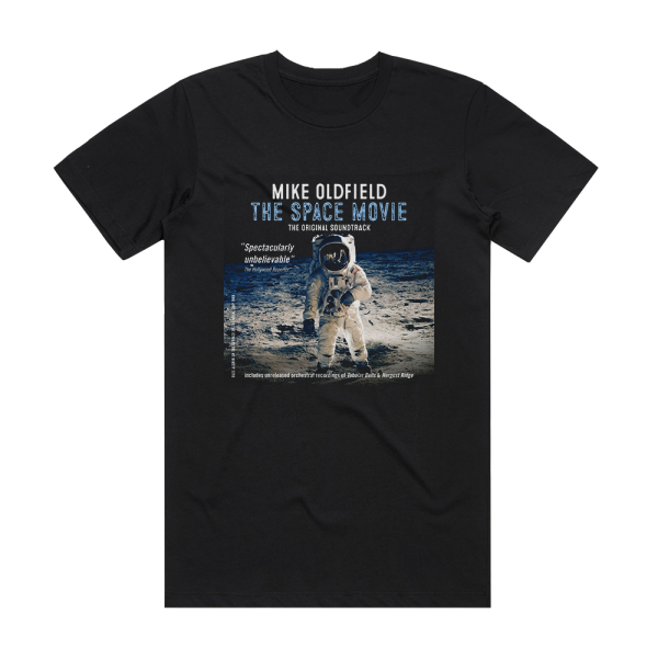 Mike Oldfield The Space Movie Ost Album Cover T-Shirt Black