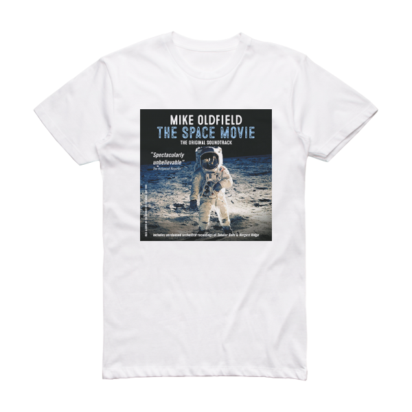 Mike Oldfield The Space Movie Ost Album Cover T-Shirt White