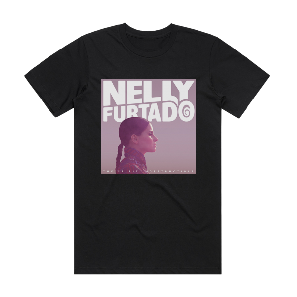 Nelly Furtado The Spirit Indestructible Album Cover T-Shirt Black
