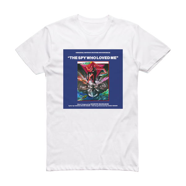 Marvin Hamlisch The Spy Who Loved Me Album Cover T-Shirt White