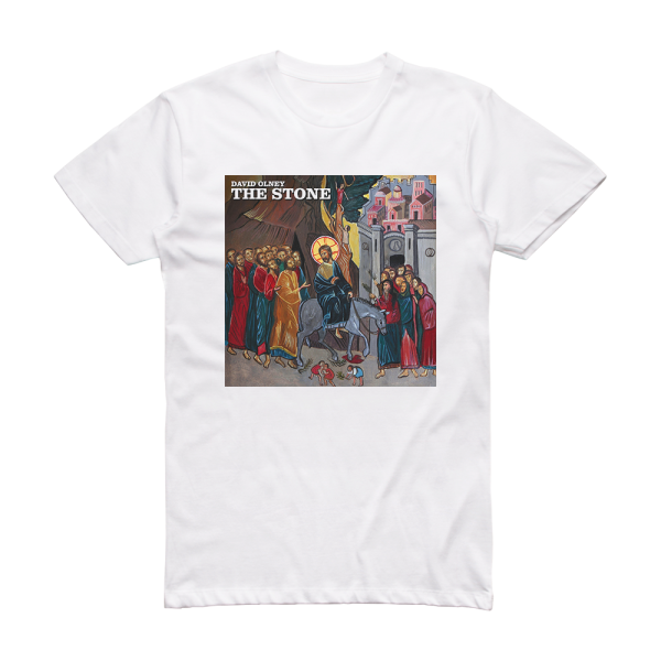 David Olney The Stone Album Cover T-Shirt White