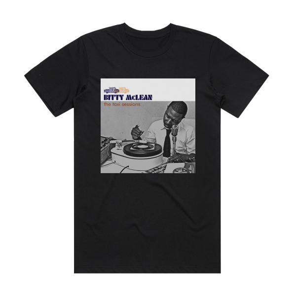 Bitty McLean The Taxi Sessions Album Cover T-Shirt Black