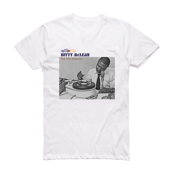 Bitty McLean The Taxi Sessions Album Cover T-Shirt White