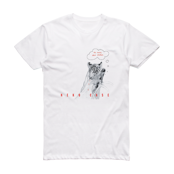 Neko Case The Tigers Have Spoken Album Cover T-Shirt White