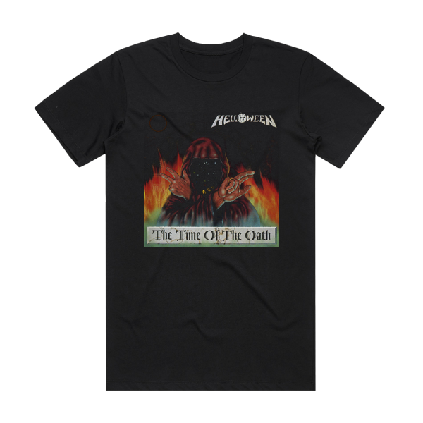 Helloween The Time Of The Oath 1 Album Cover T-Shirt Black