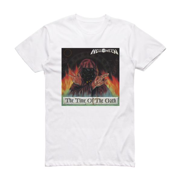 Helloween The Time Of The Oath 1 Album Cover T-Shirt White