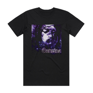 Entwine The Treasures Within Hearts Album Cover T-Shirt Black