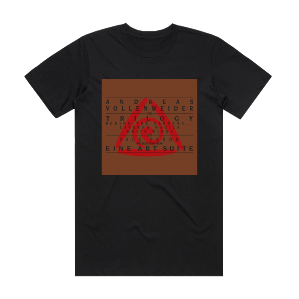 Andreas Vollenweider The Trilogy Album Cover T-Shirt Black