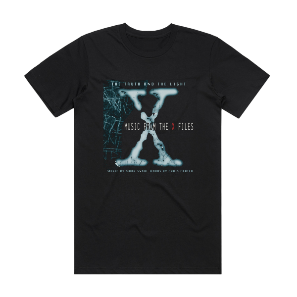 Mark Snow The Truth And The Light Music From The X Files Album Cover T-Shirt Black