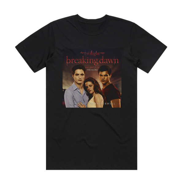 Carter Burwell The Twilight Saga Breaking Dawn Part 1 Album Cover T-Shirt Black