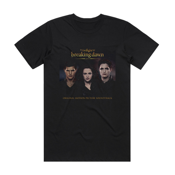 Carter Burwell The Twilight Saga Breaking Dawn Part 2 Album Cover T-Shirt Black