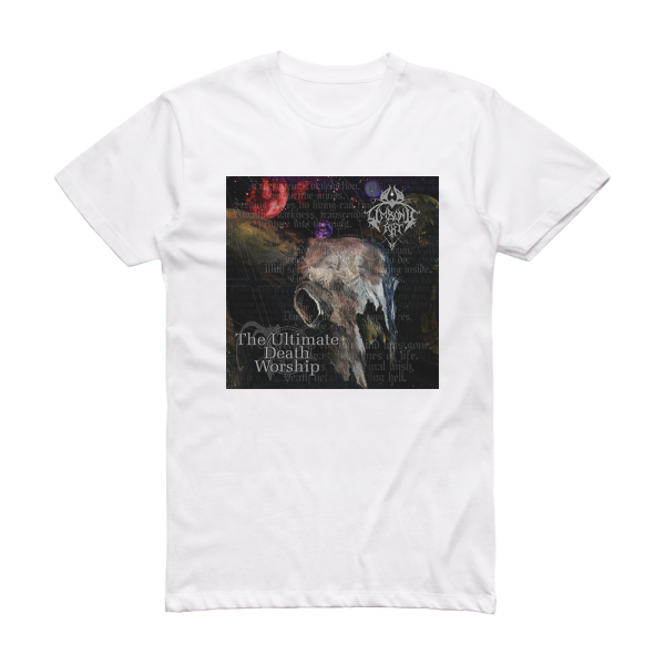 Limbonic Art The Ultimate Death Worship Album Cover T-Shirt White