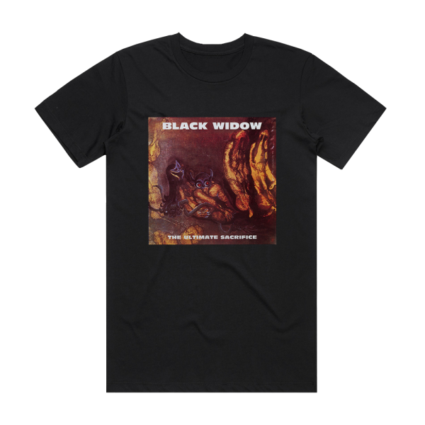 Black Widow The Ultimate Sacrifice Album Cover T-Shirt Black