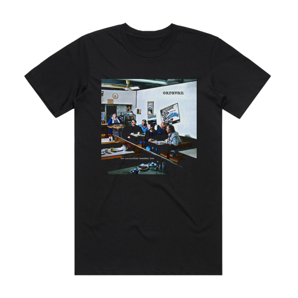 Caravan The Unauthorised Breakfast Item Album Cover T-Shirt Black