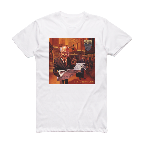 Evildead The Underworld Album Cover T-Shirt White