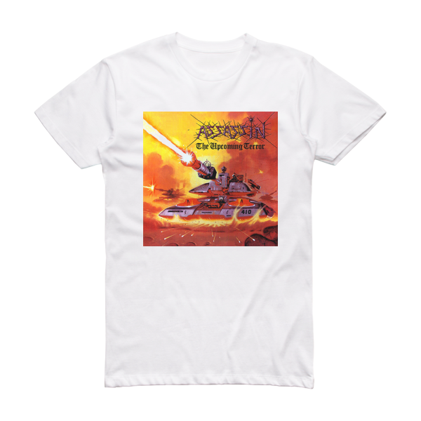 Assassin The Upcoming Terror Album Cover T-Shirt White